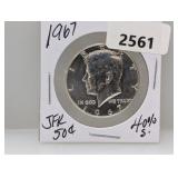 1967 40% Silv JFK Half $1 Dollar