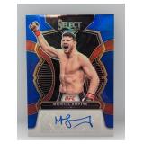 2023 UFC Prizm Blue 50/75 Auto Michael Bisping