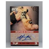 2009 Topps UFC Auto RC Michael Bisping Edge/Indent