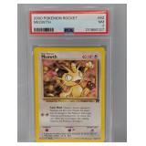 Meowth Team Rocket PSA 7