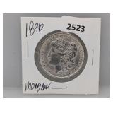 1896 90% Silv Morgan $1 Dollar