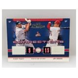 2003 Pujols Edmonds Playoff Pre Relic Base 2X /400