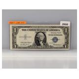 1935-F Blue Seal $1 Silv Certificate Star Note