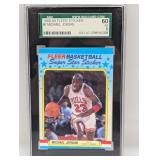 1988-89 Fleer Sticker Michael Jordan #7 SGC 5