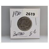1936 Buffalo Nickel