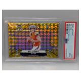 2024 Mosaic Bo Nix #271 RC Reactive Yellow PSA 9