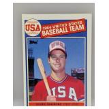 1985 Topps US Baseball Team Mark McGwire RC #401