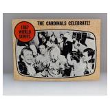 1968 Topps Baseball THE CARDINALS CELEBRATE! MK