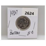 1937 Buffalo Nickel