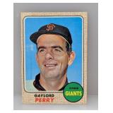 1968 Topps Gaylord Perry HOF Indents/Corners/Edges