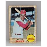 1968 Topps Baseball Julian Javier Surface/Corners