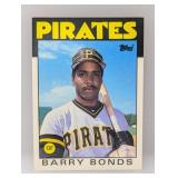 1986 Topps Traded Barry Bonds RC Edges/Wrinkles