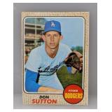 1968 Topps Baseball Don Sutton HOF Corners/Edge
