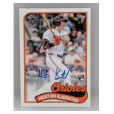 2024 Heston Kjerstad Topps 1989 Design Auto RC