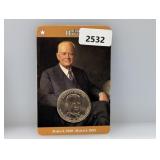 Hoover Presidential $1 & Card