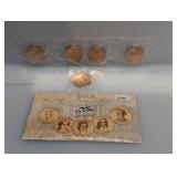 2009 (5) 1st Spouse Bronze Medal Set