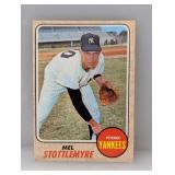 1968 Topps Baseball Mel Stottlemyre 3x All Star