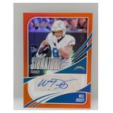 2025 Will Dissly Absolute Standouts Orange Auto/50