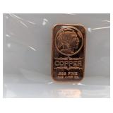 1oz .999 Copper Indian Bar