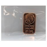1oz .999 Copper Indian Bar