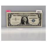 1957 Blue Seal $1 Silver Certificate