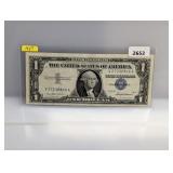 1957 Blue Seal $1 Silver Certificate