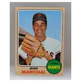 1968 Topps Baseball Juan Marichal HOF 205 Corners