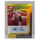 2022 UFC Prizm Gold Auto 7/10 Michael Bisping