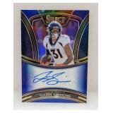 2020 NFL Select  Blue 50/99 Auto Justin Simmons