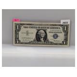1957 Blue Seal $1 Silver Certificate