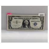1957 Blue Seal $1 Silver Certificate