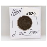 1864 Two Cent Piece