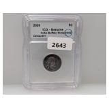 ICG 2026 Genuine Hobo Buffalo Nickel