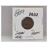 1859 Indian Head Penny