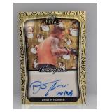 2024 Leaf UFC Metal Gold 1/1 Auto Dustin Poirier