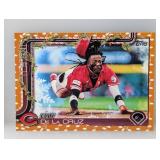 2025 Elly De La Cruz Topps Holiday Gold Lights H97