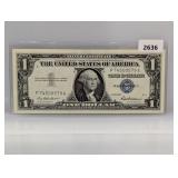 1957 Blue Seal $1 Silver Certificate