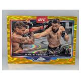 2025 UFC Topps Chrome Gold Wave/50 Khamzat Chimaev