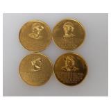 1966 Busch Stadium Immortals Coin Lot of 4