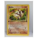 Pokemon 1999 1st Edition Mankey 55 MP*