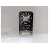 1oz .999 Silv APMEX Art Bar