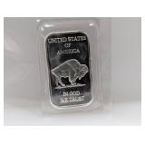 1oz .999 Silv Sunshine Mint Art Bar