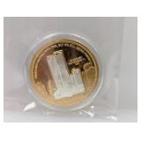 Gold Layered 9-11 Comm Round