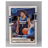 2020-21 Donruss Rated Rookie Anthony Edwards #201