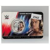 9G Silv Plated Shawn Michaels Round