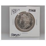 1881-S 90% Silv Morgan $1 Dollar