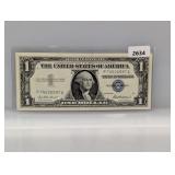 1957 Blue Seal $1 Silver Certificate