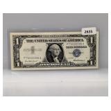 1957 Blue Seal $1 Silver Certificate