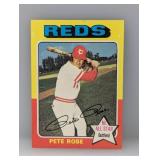 1975 Topps #320 Pete Rose Reds Corners/Surface