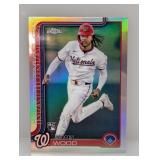 2025 James Wood Topps Chrome Refractor RC #132